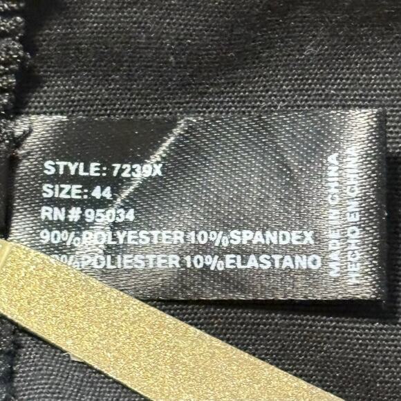 ICOLLECTION Corset Blk Sz 44 Cosplay Costume Dark Fairy Core Witchy Biker Edgy - Picture 7 of 10